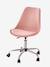 Chaise de bureau enfant à roulettes Bleu+bleu marine+rose - vertbaudet enfant 