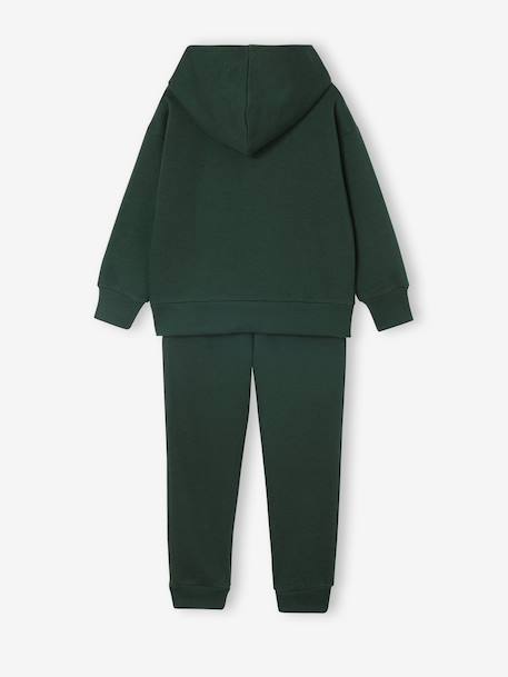 Ensemble sport garçon sweat + pantalon Harry Potter en molleton vert sapin - vertbaudet enfant 