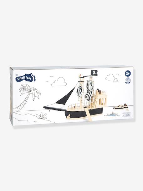 Bateau pirate pour enfants small foot noir - vertbaudet enfant 