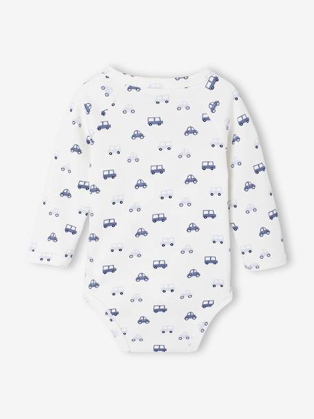Set van 5 body's met opening voor pasgeborenen blauw - vertbaudet enfant 
