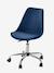 Chaise de bureau enfant à roulettes Bleu+bleu marine+rose - vertbaudet enfant 