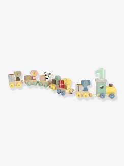 Jouet-Jeux d'imagination-Train d'anniversaire pour enfants avec animaux small foot