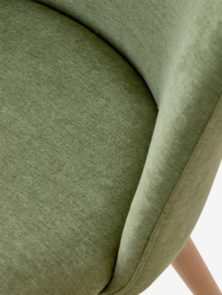 Chaise enfant en tissu chiné rose+vert - vertbaudet enfant 