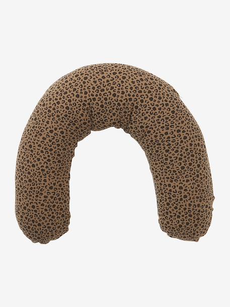 Coussin d’allaitement gaze de coton Léopard beige - vertbaudet enfant 