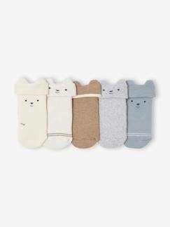 Baby-Sokken, kousen-Set van 5 Bottoms geboorte in bouclé