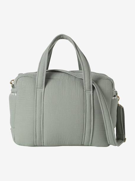 Sac à langer évolutif 24 ou 48h personnalisable vert sauge - vertbaudet enfant 