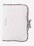 Protège carnet de santé en gaze de coton et Liberty personnalisable rose pâle - vertbaudet enfant 