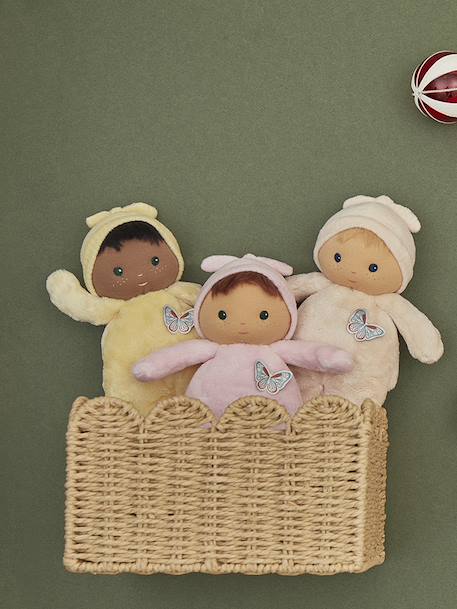 Bébé poupon beige+rose - vertbaudet enfant 