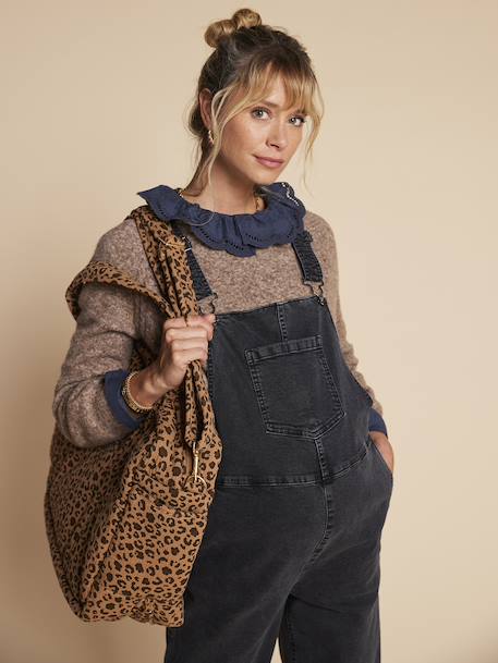 Salopette large de grossesse anthracite - vertbaudet enfant 