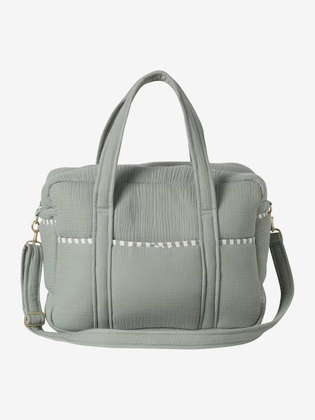 Sac à langer évolutif 24 ou 48h personnalisable vert sauge - vertbaudet enfant 