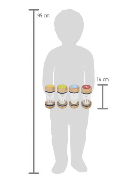 Set sablier enfant XL EDUCATE small foot bois - vertbaudet enfant 