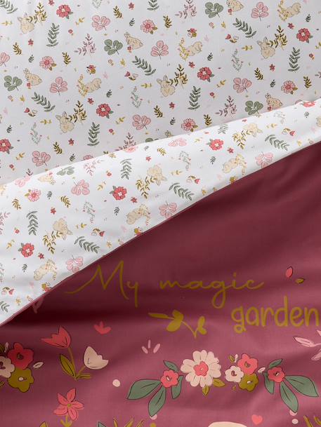 Bedset voor baby's met dekbedovertrek + kussensloop LAPIN ENCHANTÉ oudroze - vertbaudet enfant 