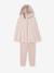 Ensemble Pyjama Fille Cape Sequins rose poudré - vertbaudet enfant 