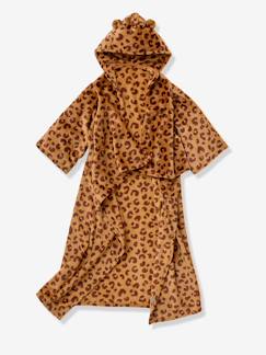 Linge de maison et décoration-Linge de lit enfant-Couverture, édredon-Plaid à manches et capuche Léopard