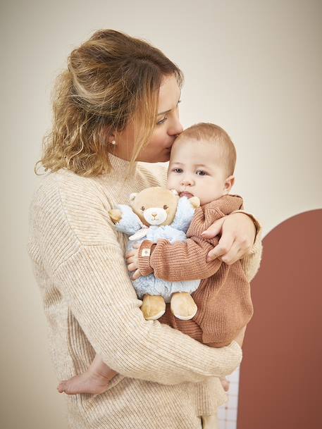 Patapouf doudou 17cm bleu+rose - vertbaudet enfant 