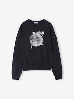 -Sweat fille motif DISCO