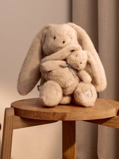 Jouet-Premier âge-Doudous, peluches et jouets en tissu-Berto peluche lapin maman et bébé