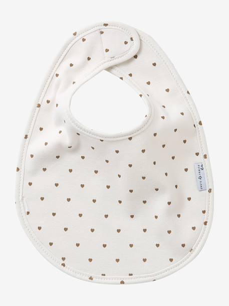 Semainier de bavoirs Léopard personnalisable beige - vertbaudet enfant 