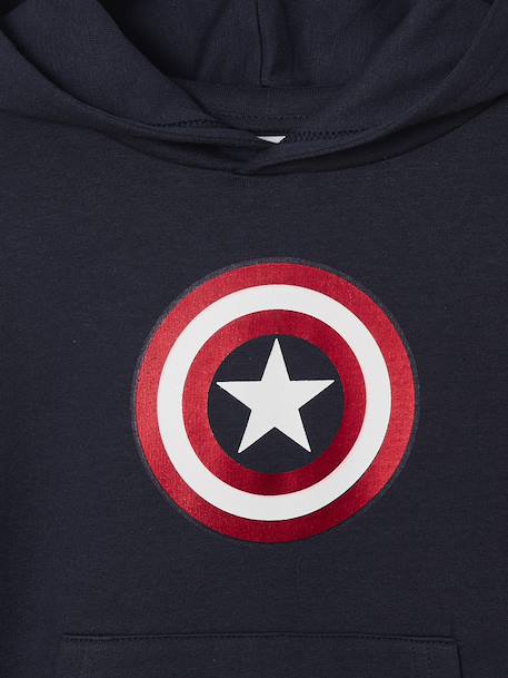 Marvel® AVENGERS Captain America sweater met capuchon marineblauw - vertbaudet enfant 