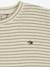 Sweat rayé en éponge ITTY beige - vertbaudet enfant 