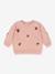 Sweat-shirt Lou motifs en sequins rose - vertbaudet enfant 