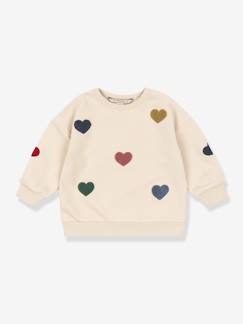 Baby-Trui, vest, sweater-Sweater-Lou sweater met hartmotieven KONGES SLOJD 