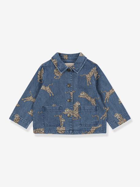 Veste en jean motifs tigres Magot bleu jean - vertbaudet enfant 
