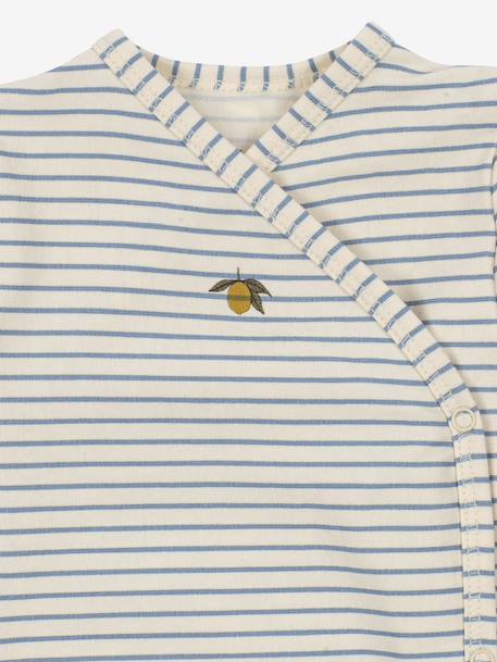 Body manches longues bébé bleu+rose - vertbaudet enfant 