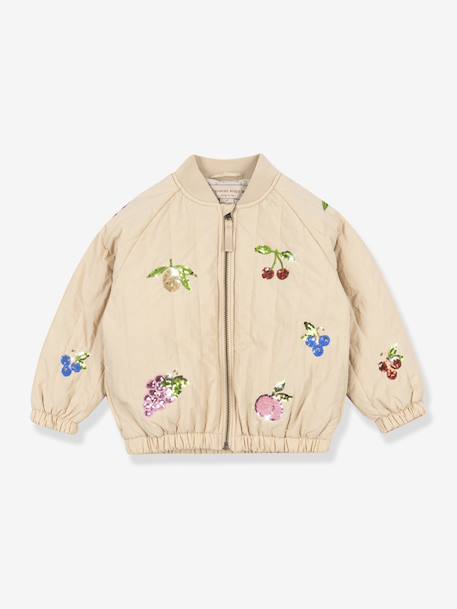 Blouson matelassé motifs en sequins Juno Konges Sløjd lilas+rose+rose nude - vertbaudet enfant 
