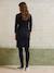 Robe tricot de grossesse et d'allaitement noir - vertbaudet enfant 