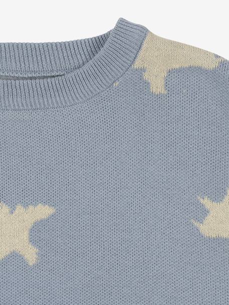 Sweat dinosaures gris - vertbaudet enfant 