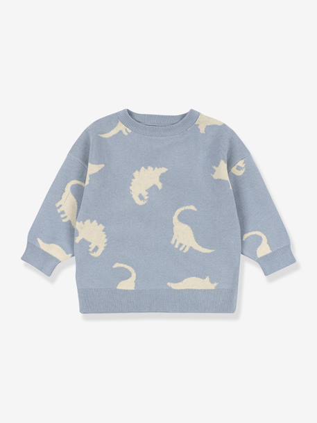 Sweat dinosaures gris - vertbaudet enfant 
