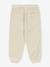 Pantalon rayé ample en éponge beige - vertbaudet enfant 
