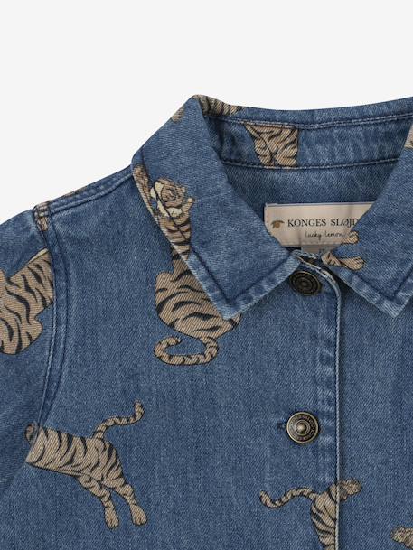 Veste en jean motifs tigres Magot bleu jean - vertbaudet enfant 