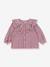Blouse met ruches voor meisjes met ruitjesmotieven KONGES SLOJD rood - vertbaudet enfant 