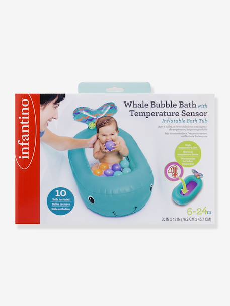 Baignoire gonflable Baleine - BLEU - vertbaudet enfant 