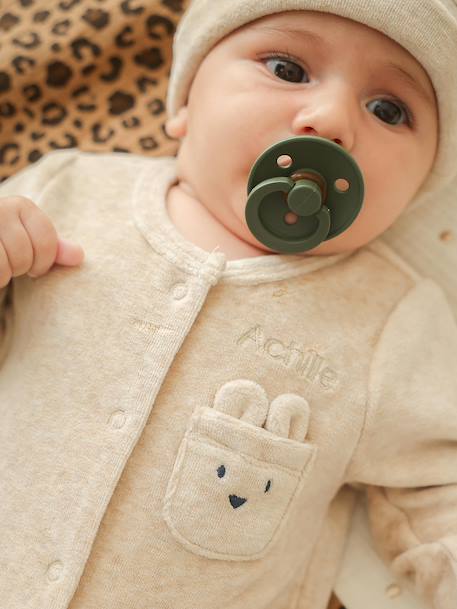 Gepersonaliseerde ENVIE DE FRAISE babypakje voor jongens en meisjes gemêleerd beige - vertbaudet enfant 