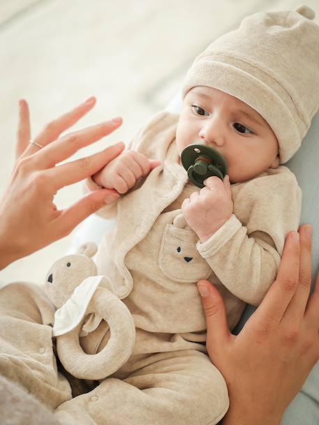 Gepersonaliseerde ENVIE DE FRAISE babypakje voor jongens en meisjes gemêleerd beige - vertbaudet enfant 