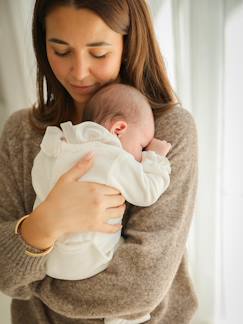 Bébé-Pyjama, surpyjama-Lot de 2 pyjamas naissance fille en velours personnalisable