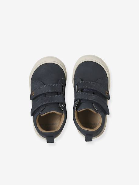 Chaussures premiers pas bébé scratchs bleu+bleu électrique+marine - vertbaudet enfant 