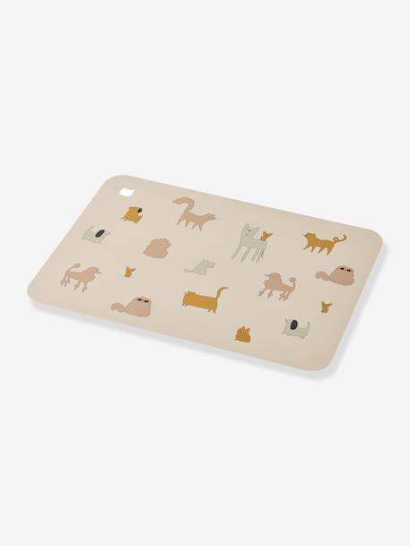 Set de table Jude - écru+rose pâle - vertbaudet enfant 