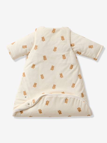 Gigoteuse PETIT OURS manches longues amovibles blanc imprimé - vertbaudet enfant 