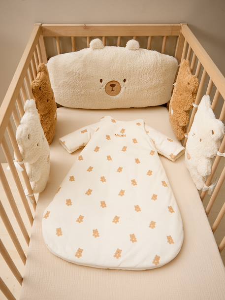 Tour de lit / Tour de parc coussins PETIT OURS vanille - vertbaudet enfant 