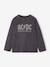 T-shirt manches longues AC DC garçon anthracite - vertbaudet enfant 
