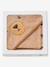 Badcape + washandje PETIT OURS, met gerecycled katoen beige, gestreept - vertbaudet enfant 