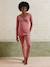 Ensemble 2 pièces pyjama grossesse et allaitement coton biologique* vieux rose - vertbaudet enfant 