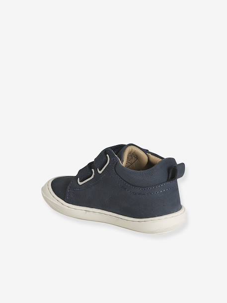 Chaussures premiers pas bébé scratchs bleu+bleu électrique+marine - vertbaudet enfant 