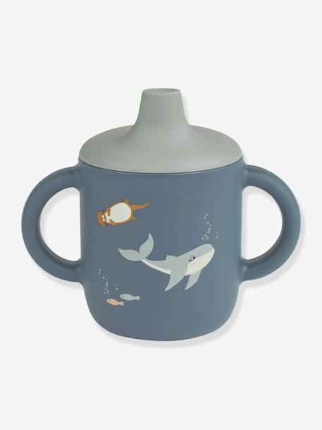Tasse d'apprentissage Neil - bleu foncé+jaune+rose pâle - vertbaudet enfant 