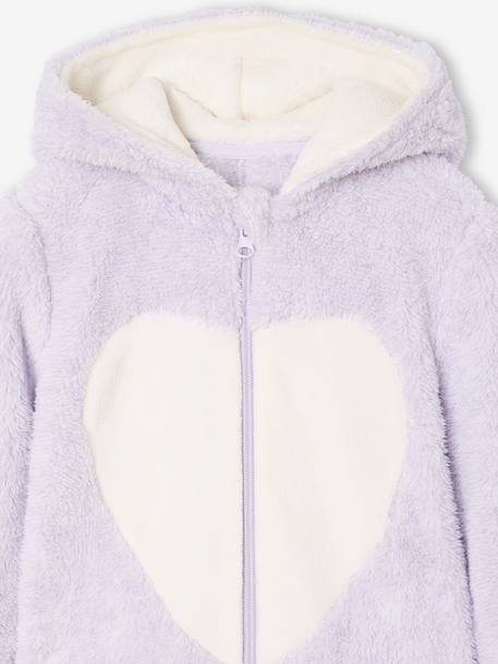 Surpyjama fille sherpa Kawaii lilas - vertbaudet enfant 