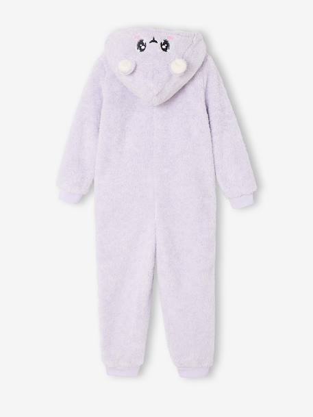 Surpyjama fille sherpa Kawaii lilas - vertbaudet enfant 